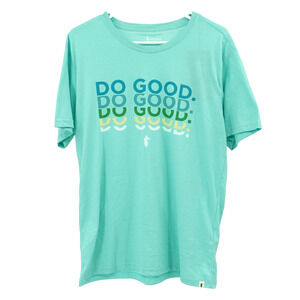 Cotopaxi Graphic T Shirt SZ M Do Good Organic Cotton Sustainable Outdoor Hiking